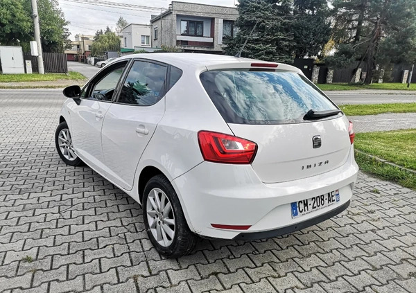 Seat Ibiza cena 21400 przebieg: 124000, rok produkcji 2012 z Warszawa małe 79